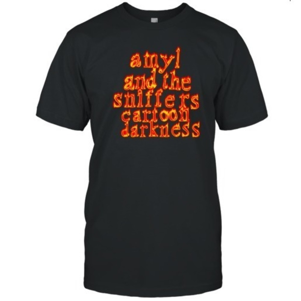 Amyl And The Sniffers Cartoon Darkness T-Shirt